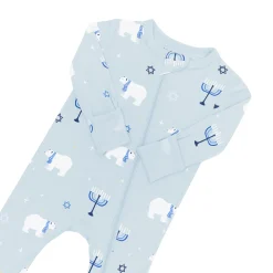 Zippered Romper in Polar Lights
