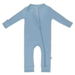 Zippered Romper in Slate