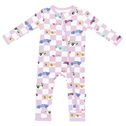 Zippered Romper in Sparkles and Speed