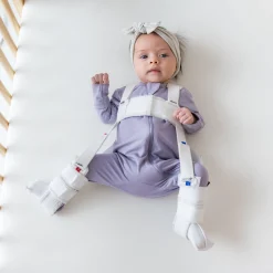 Zippered Romper in Taro