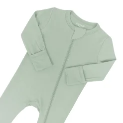 Zippered Romper in Thyme