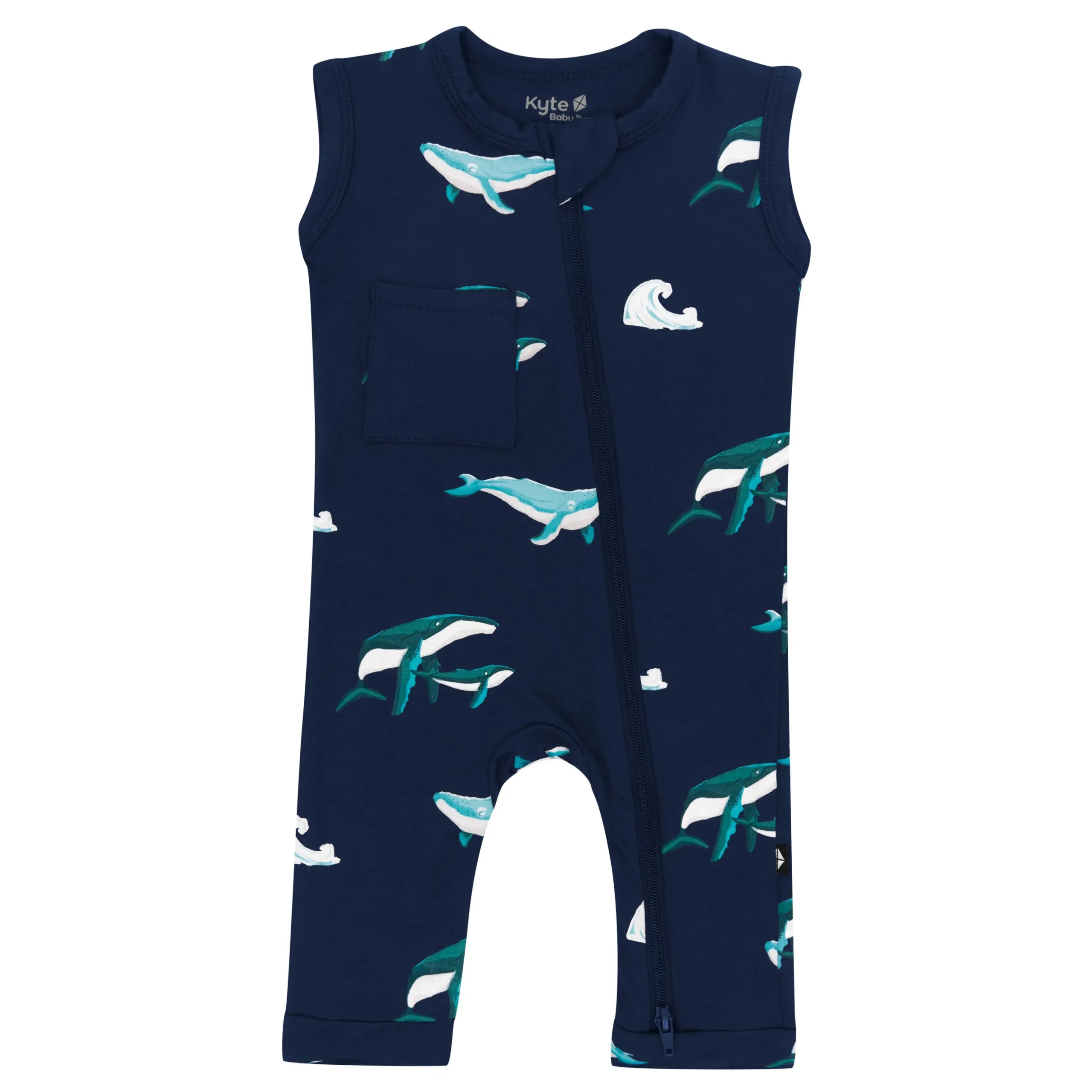Zippered Sleeveless Romper in Humpback