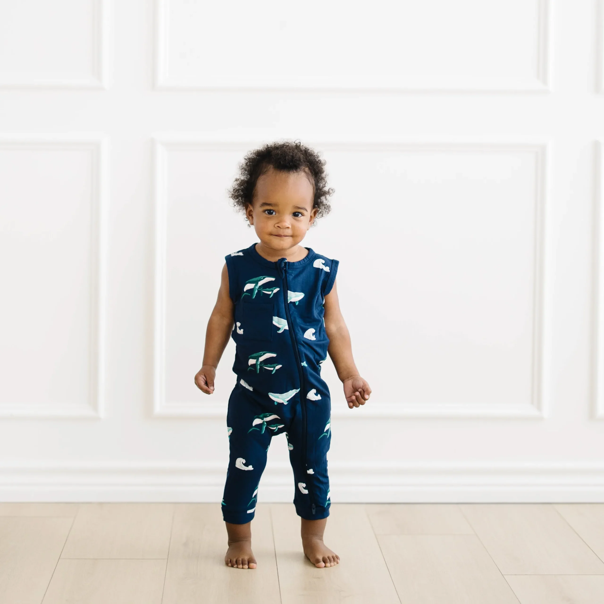 Zippered Sleeveless Romper in Humpback