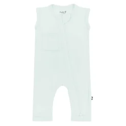 Zippered Sleeveless Romper in Dew
